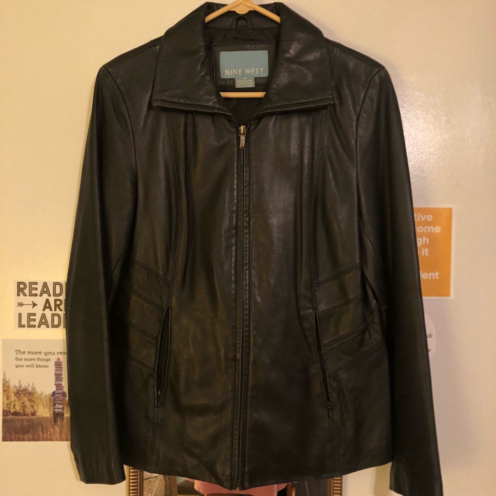 Nine West Leather Jacket